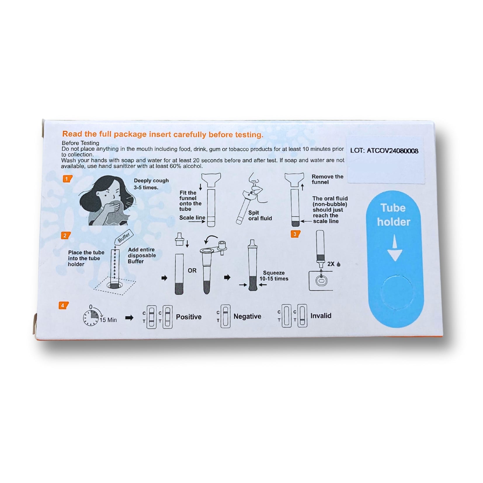 Alltest Corona Antigen Rapid Test (Saliva, for Self-Testing)