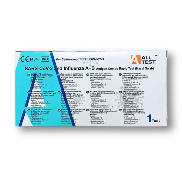 Alltest Corona, Influenza A+B zelftest, griep- en coronatest