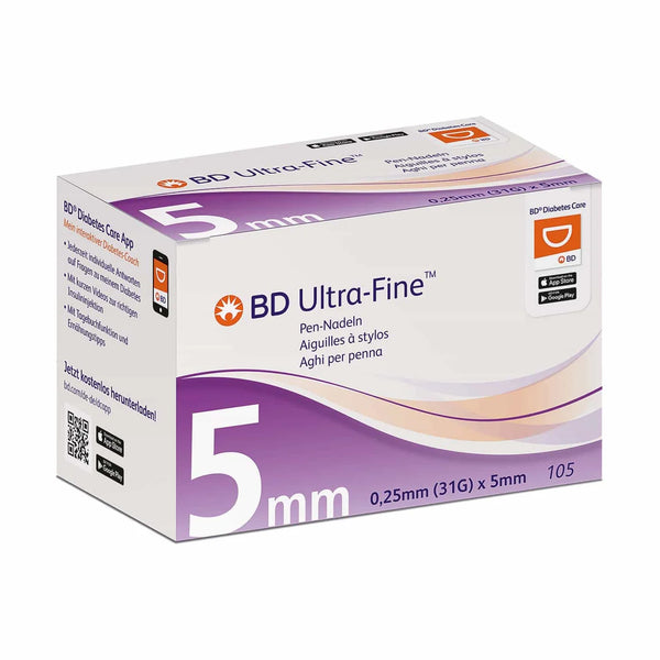 BD Ultra-Fine Pennaalden, 0,25x5mm 31G (320522)
