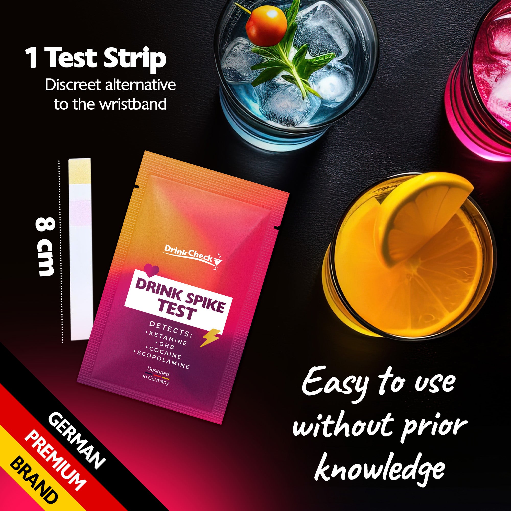 DrinkCheck Drink Spike Test voor GHB en Ketamine