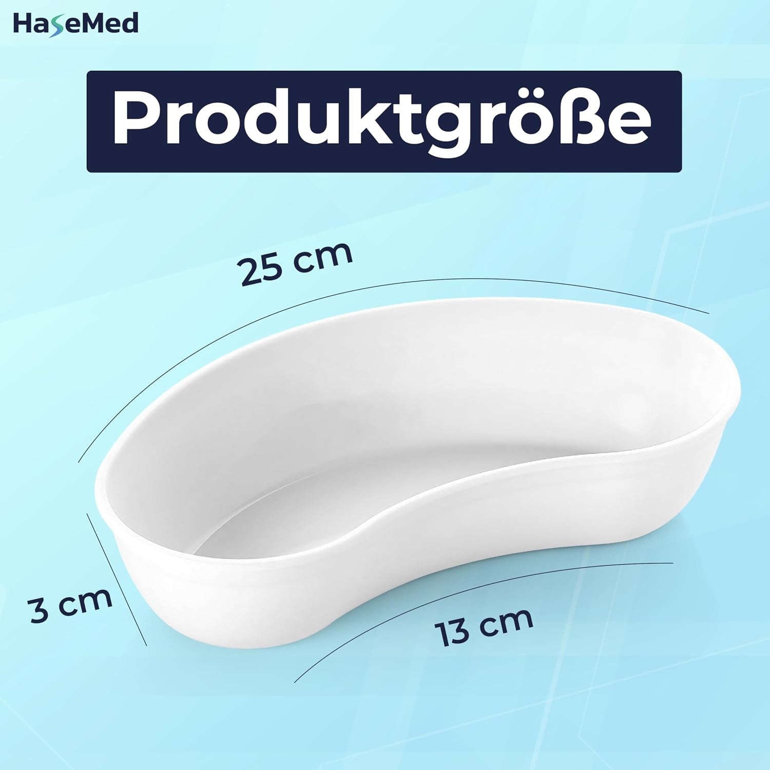 HaseMed Nierbekken, Wit, PP