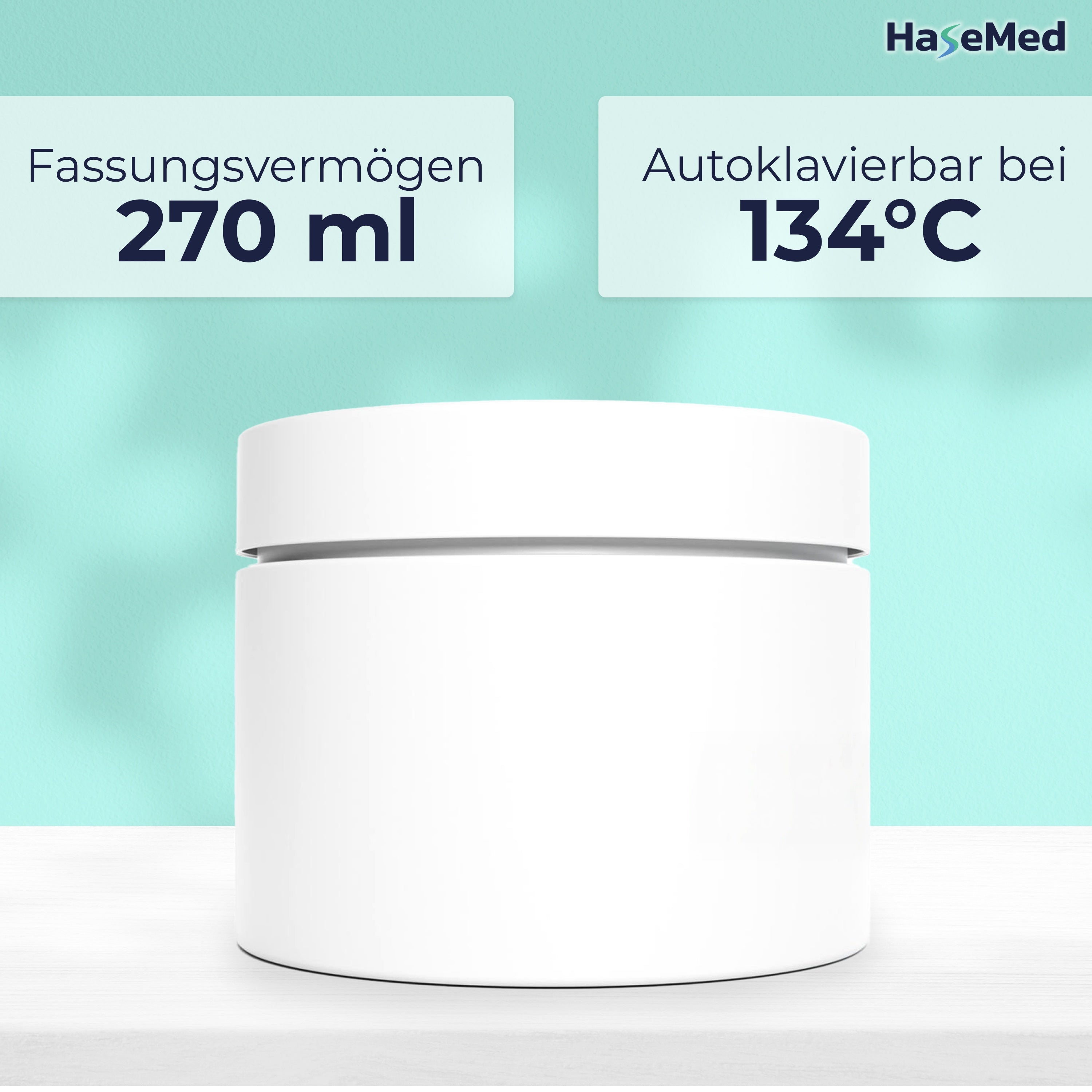 HaseMed Kunstgebitbakje - Doosje voor tandprothesen