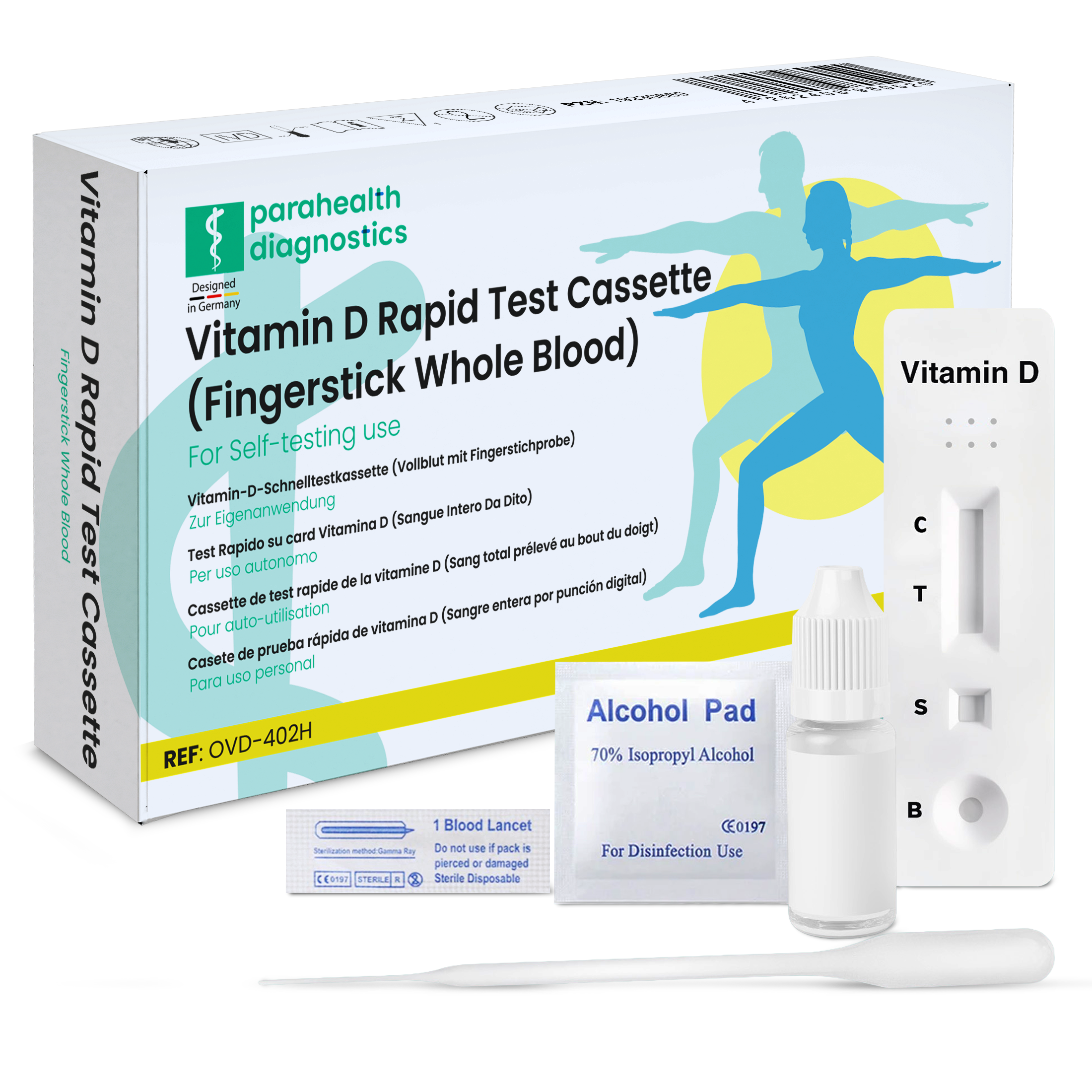 parahealth diagnostics Vitamine D-sneltest voor het opsporen van een tekort