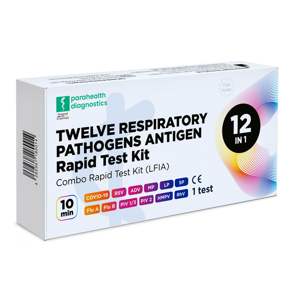 parahealth diagnostics 12-in-1 Sneltest Luchtwegserreger Antigeen
