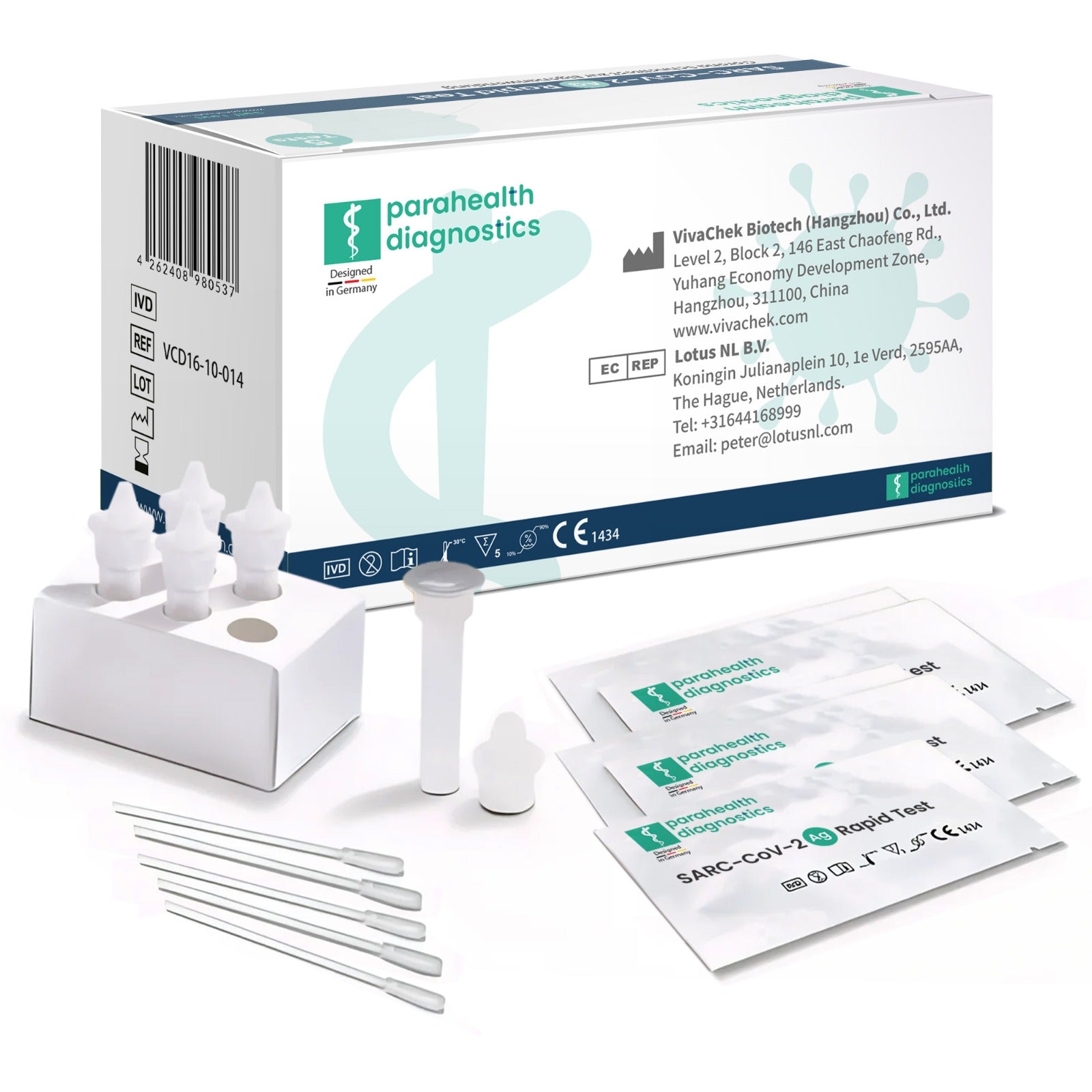 parahealth diagnostics SARS-CoV-2 antigeen sneltest voor zelfgebruik (5 tests)
