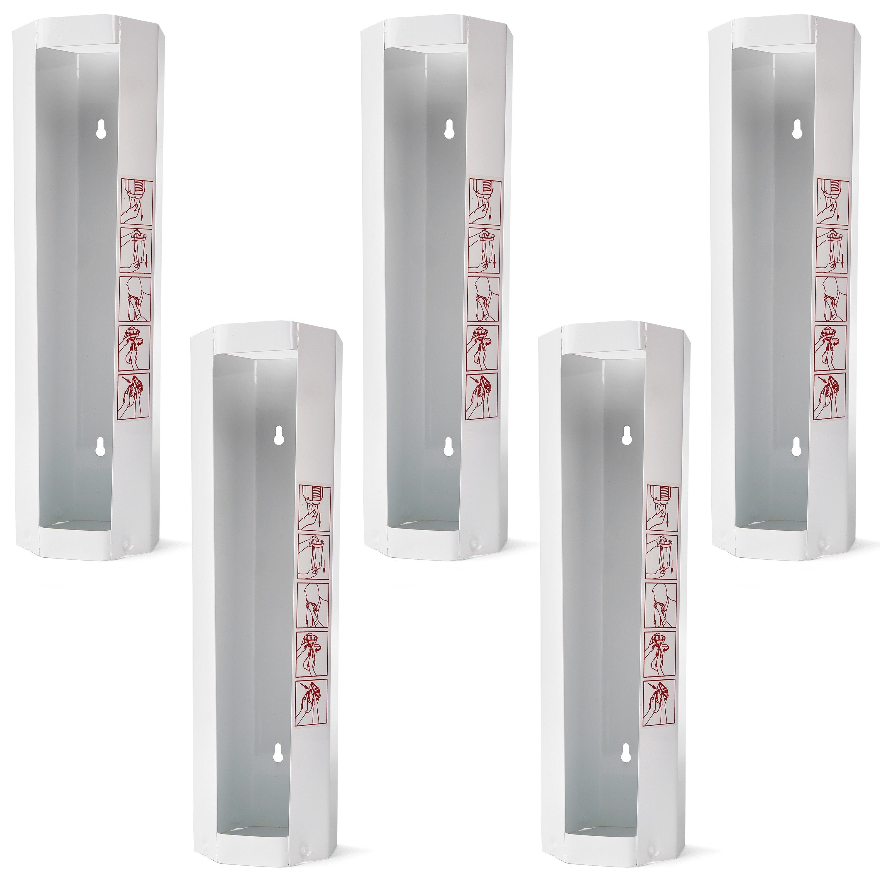 HaseMed Metalen dispenser voor braakzakjes maat: XL