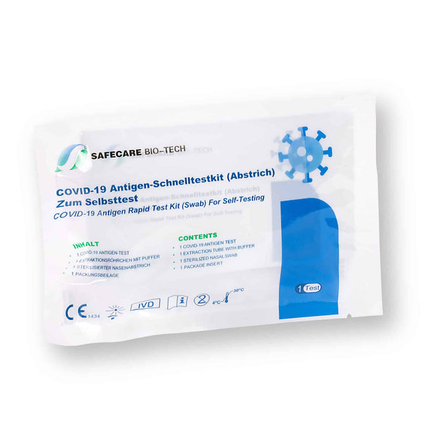 Safecare COVID-19 Corona Antigeen-sneltest Zelftest Nasaal CE1434