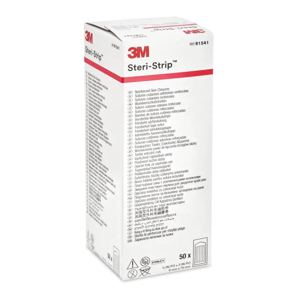 3M R1541 Steri-Strip Wound Closure Strips 6 mm x 75 mm (50 x 3 Strips)
