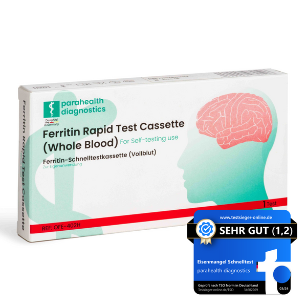 parahealth diagnostics Ferritinezelftest