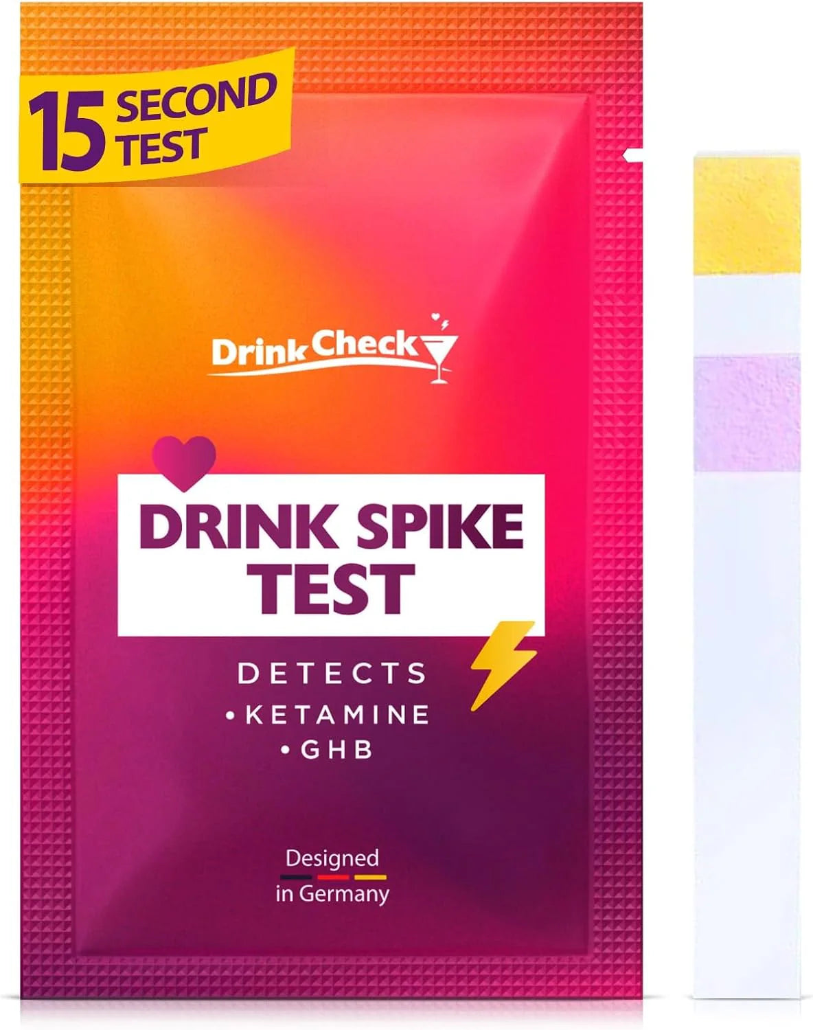 DrinkCheck Drink Spike Test for GHB and Ketamine