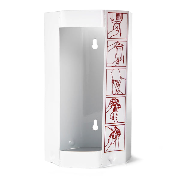 HaseMed Metalen Dispenser voor Spuugzakjes Maat: M