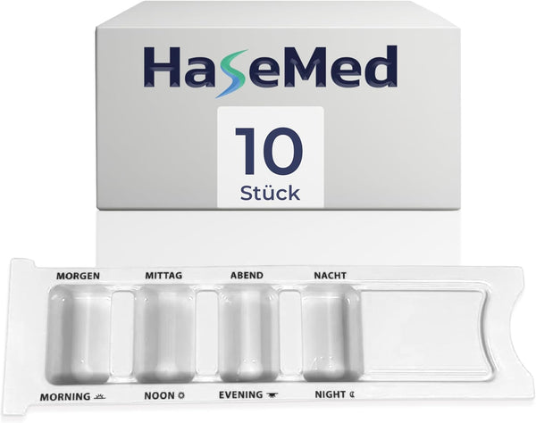 Hasemed Pillendoos 4 Vakken, voor 1 Dag | 10-pak