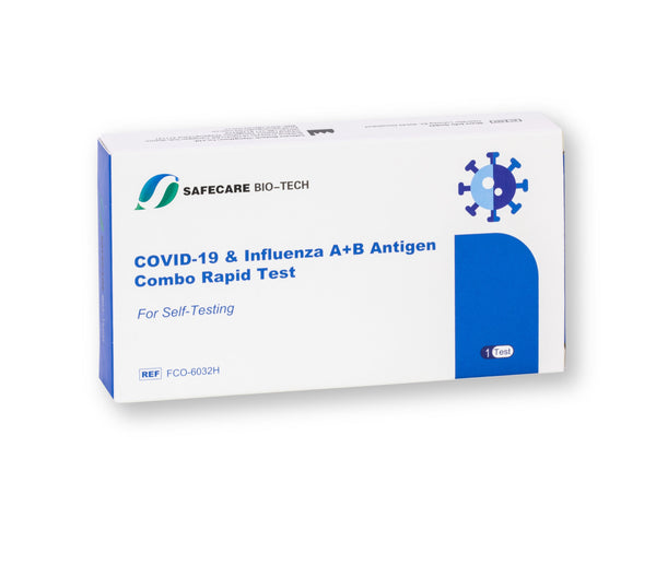 Safecare Corona & Influenza A+B Antigeen Combo Sneltest Zelftest Nasaal CE2934