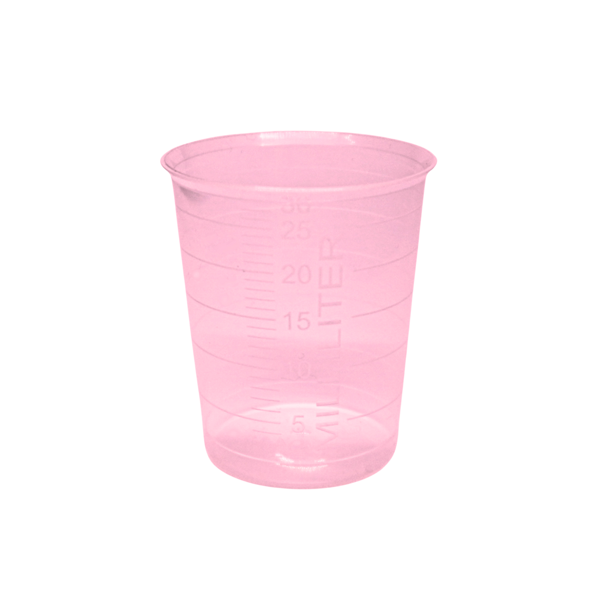 Medicijnbekers HaseMed, 30 ml - Rood