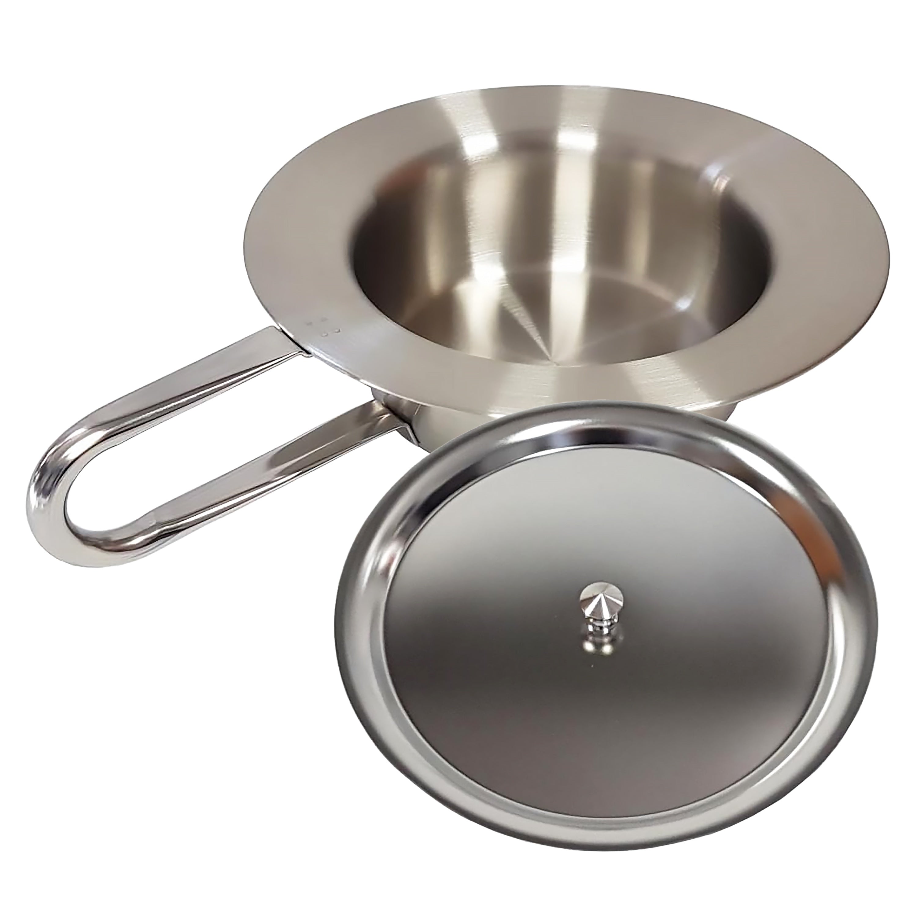 HaseMed Bedpan with Lid, Stainless Steel approx. 31 cm
